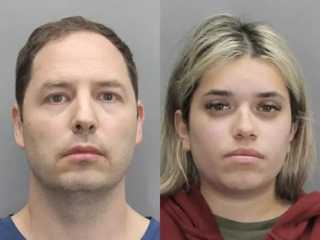 Julgamento de Brendan Banfield: fotos de Brendan Banfield e Juliana Peres Magalhães (fichas policiais) em Fairfax, Virgínia (EUA)