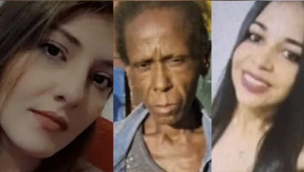 Montagem com três retratos femininos; vítimas reconhecidas no caso investigado em Rio Verde (GO), segundo a polícia.